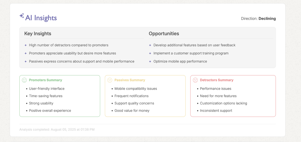 NPS and Qualitative Feedback